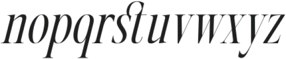 Nortine Italic otf (400) Font LOWERCASE