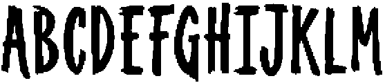 Nortline Scratch Condensed otf (400) Font UPPERCASE