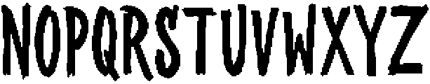 Nortline Scratch Condensed otf (400) Font UPPERCASE