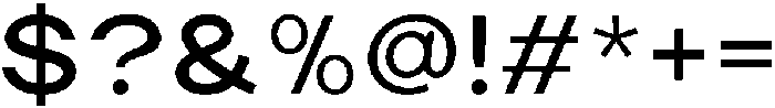 Norvas Regular otf (400) Font OTHER CHARS