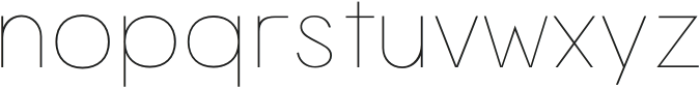 Norwige Thin otf (100) Font LOWERCASE