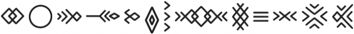 Norwolk  Symbols otf (400) Font LOWERCASE