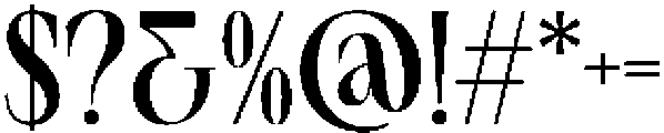 Noserta-Regular otf (400) Font OTHER CHARS