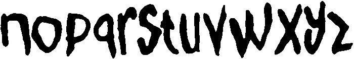 Noskale otf (400) Font LOWERCASE