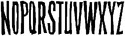 Nostalgia Regular otf (400) Font LOWERCASE
