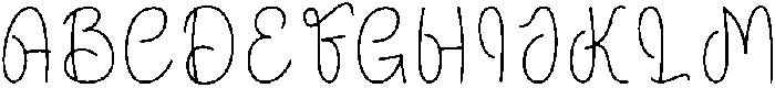 Nostalgia Regular otf (400) Font UPPERCASE