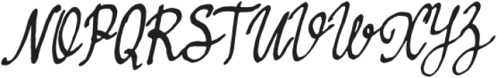 Nostalgic Letters Regular otf (400) Font UPPERCASE