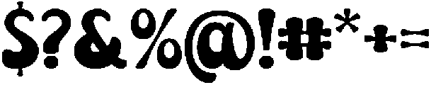 Nostalgic Nineties Regular otf (400) Font OTHER CHARS