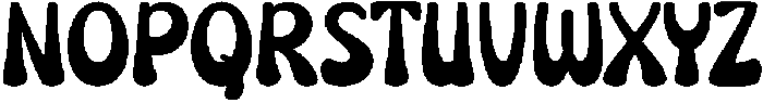 Nostalgic Nineties Regular otf (400) Font UPPERCASE