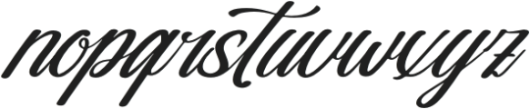 Nostalgic Pictures otf (400) Font LOWERCASE