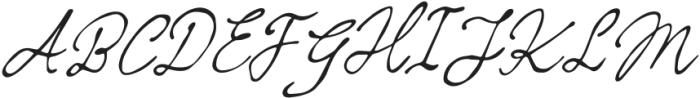 NostalgicWords-Italic otf (400) Font UPPERCASE