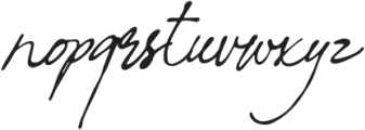 NostalgicWords-Italic otf (400) Font LOWERCASE