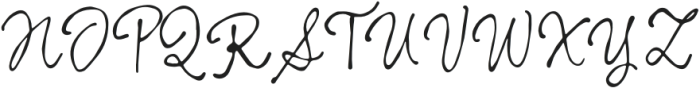 NostalgicWords-Regular otf (400) Font UPPERCASE