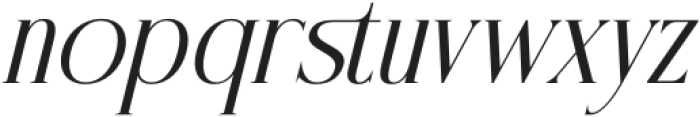 Nostalgin Italic otf (400) Font LOWERCASE