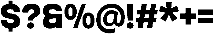 Nostard Black otf (900) Font OTHER CHARS