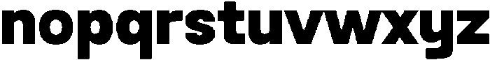 Nostard Black otf (900) Font LOWERCASE