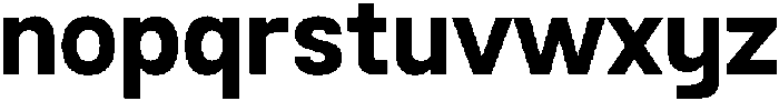 Nostard Bold otf (700) Font LOWERCASE