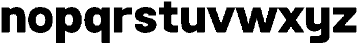 Nostard Extra Bold otf (700) Font LOWERCASE