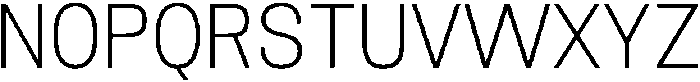 Nostard Extra Light otf (200) Font UPPERCASE