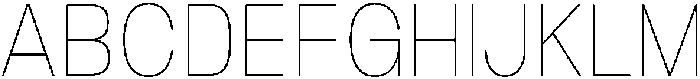 Nostard Hairline otf (100) Font UPPERCASE