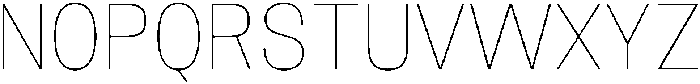 Nostard Hairline otf (100) Font UPPERCASE