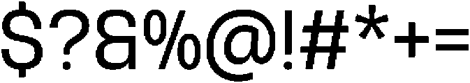 Nostard Regular otf (400) Font OTHER CHARS