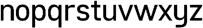 Nostard Regular otf (400) Font LOWERCASE