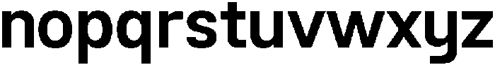 Nostard Semi Bold otf (600) Font LOWERCASE