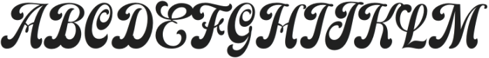 Nostern Script Regular otf (400) Font UPPERCASE