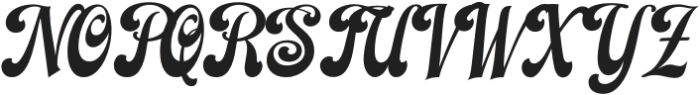 Nostern Script Regular otf (400) Font UPPERCASE