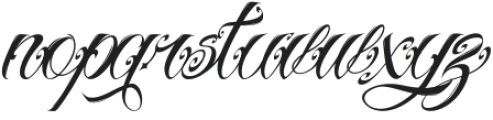 Nostrad Regular otf (400) Font LOWERCASE