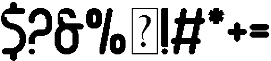 Notcher otf (400) Font OTHER CHARS