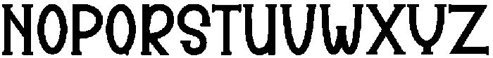 Note Bold Regular otf (700) Font UPPERCASE