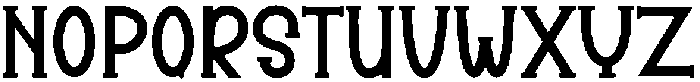 Note Bold Regular otf (700) Font LOWERCASE