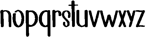 Note Book Regular otf (400) Font LOWERCASE
