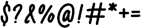 Note taking Regular otf (400) Font OTHER CHARS
