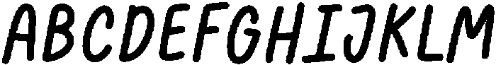 Note taking Regular otf (400) Font UPPERCASE