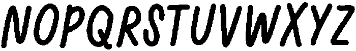 Note taking Regular otf (400) Font LOWERCASE