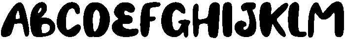 NoteBooK Regular otf (400) Font UPPERCASE