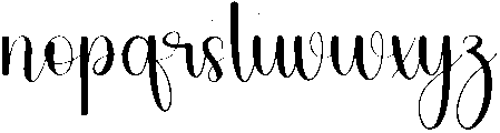 Notebook Regular otf (400) Font LOWERCASE