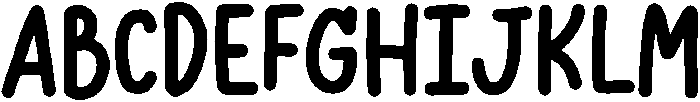 Notebook Regular otf (400) Font UPPERCASE