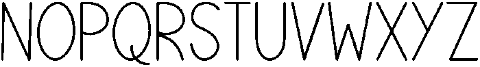 Notebook-Regular otf (400) Font UPPERCASE