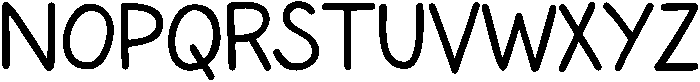 Notebook Regular otf (400) Font UPPERCASE