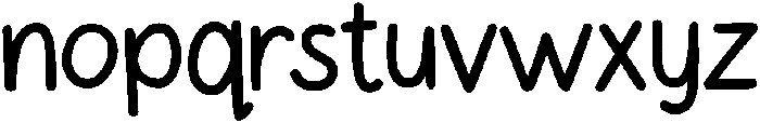 Notebook Regular otf (400) Font LOWERCASE