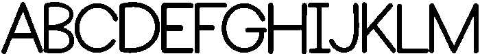 Notebook Regular otf (400) Font UPPERCASE