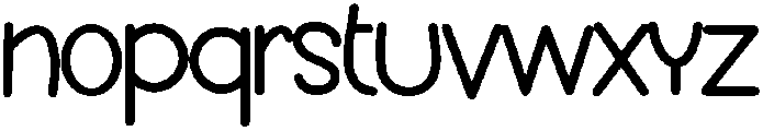 Notebook Regular otf (400) Font LOWERCASE