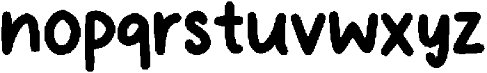 Noted Bold otf (700) Font LOWERCASE
