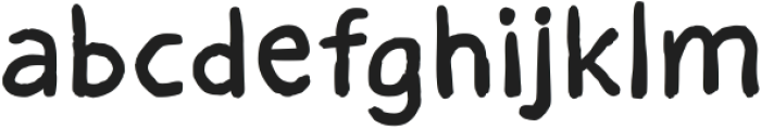 Noted Bold ttf (700) Font LOWERCASE