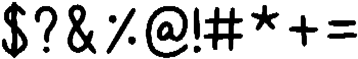 Noted Regular otf (400) Font OTHER CHARS