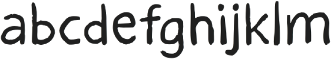 Noted Regular ttf (400) Font LOWERCASE